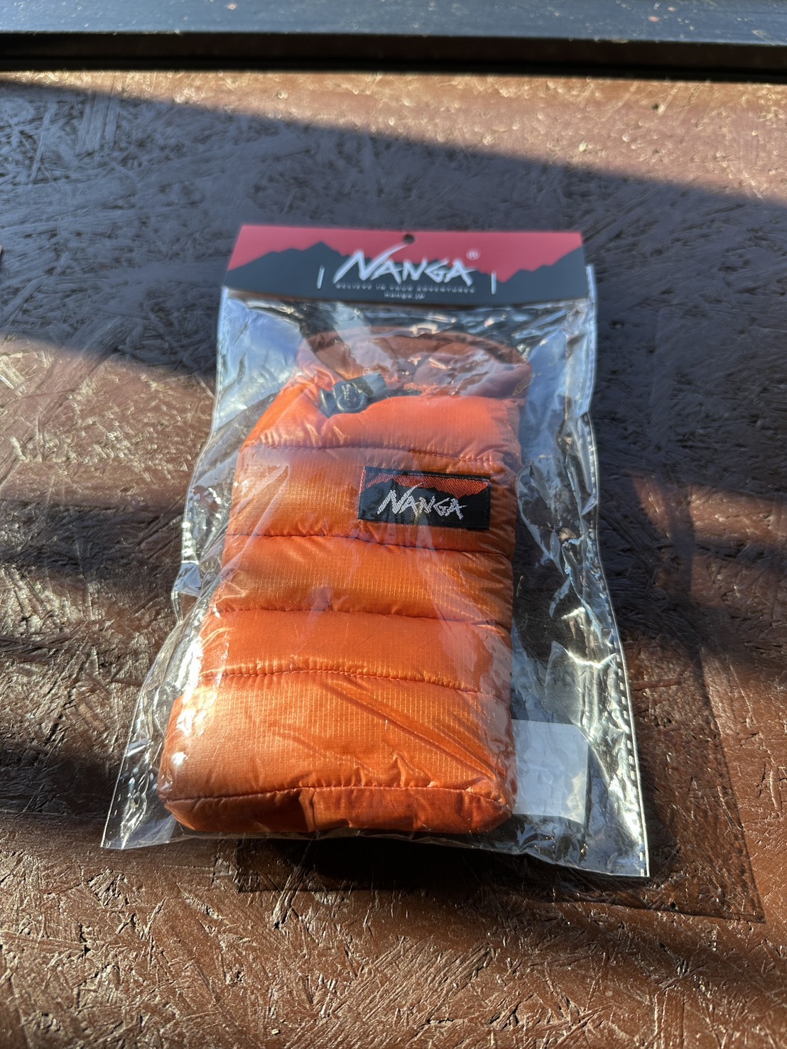 NANGA MINI SLEEPING BAG PHONE CASE オレンジ