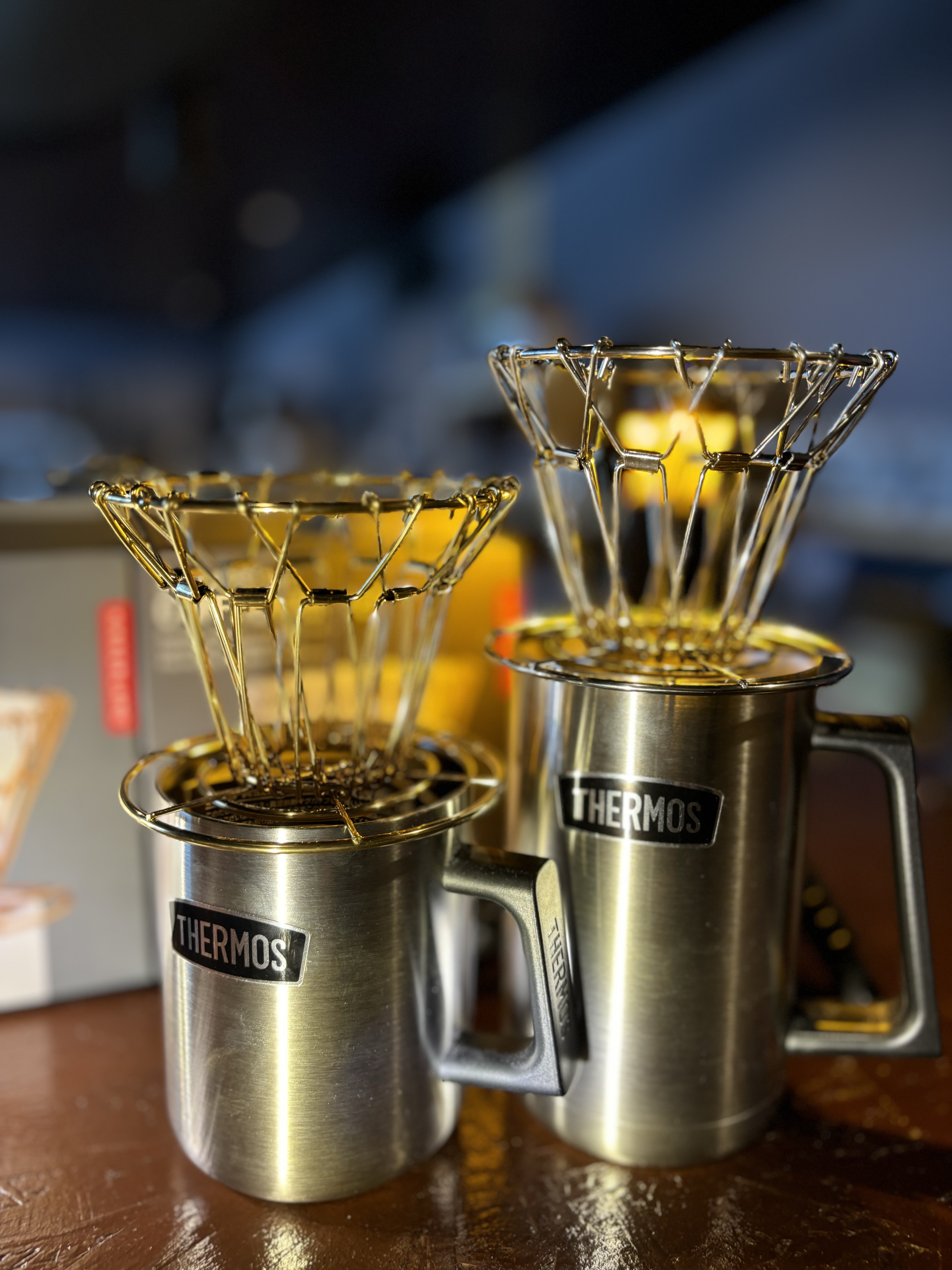 KIKKERLAND BRASS COLLAPSIBLE COFFEE DRIPPER