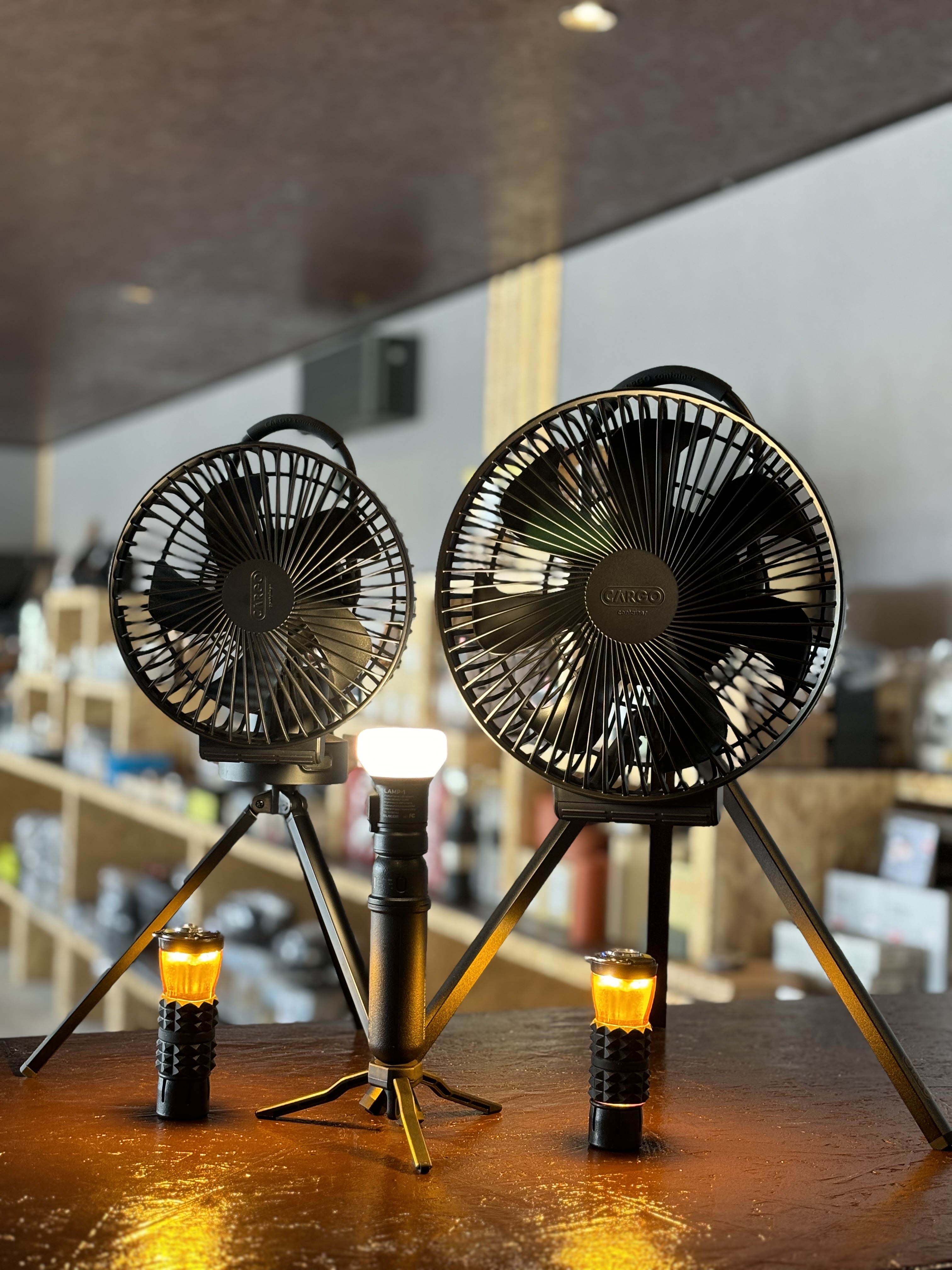 CARGO CONTAINER MULTI FAN Lサイズ ブラック