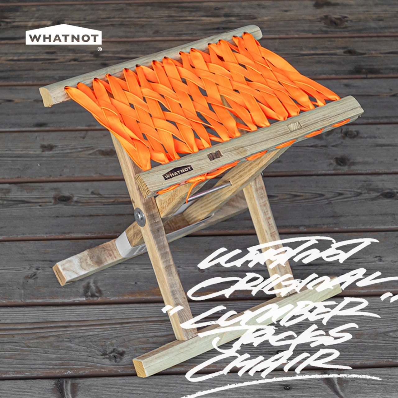 WHATNOT ランバージャックチェア オレンジ