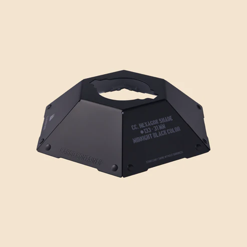 CARGO CONTAINER HEXAGON SHADE ブラック