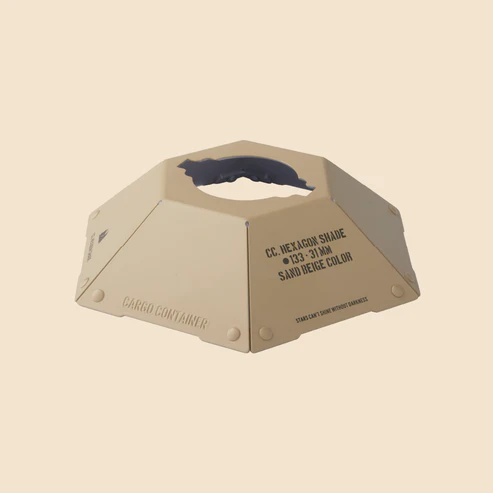 CARGO CONTAINER HEXAGON SHADE ベージュ