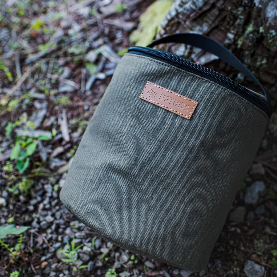 NATURA 小型オイルランタンケース オリーブ