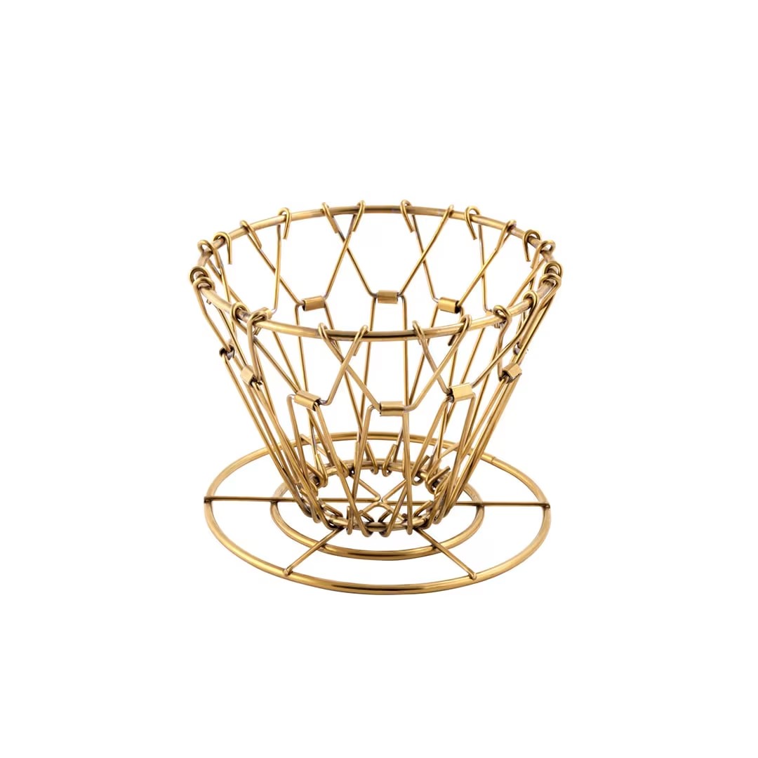 KIKKERLAND BRASS COLLAPSIBLE COFFEE DRIPPER