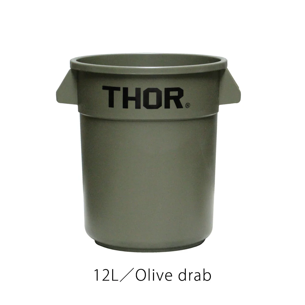THOR ROUND CONTAINER 12L オリーブ